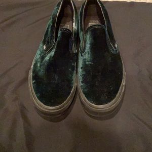 Men’s Green Velvet Vans